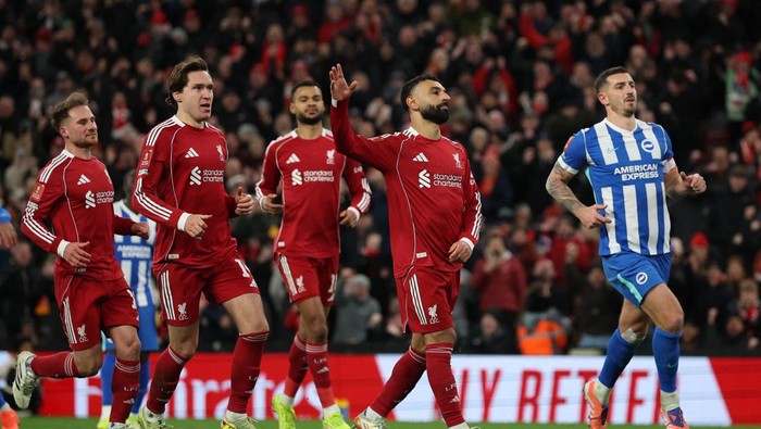 Liverpool Tumbangkan Brighton 3–0 Di Piala FA