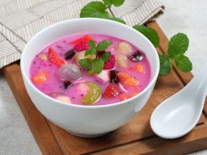 Sop Buah Creamy Tanpa Susu Evaporasi Jadi Buruan