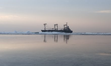 Badai Tropis Pasifik Paksa Kapal Kargo Memutar Ke Jalur Selatan