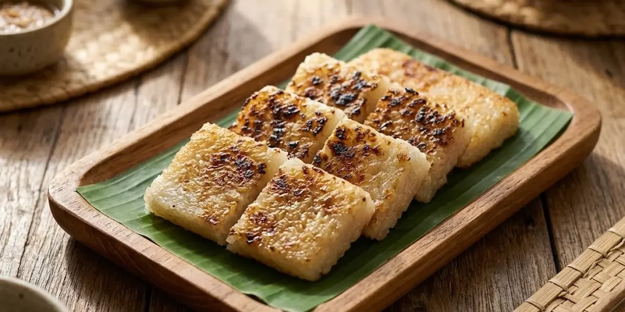Kue Jaddaddah Khas Madura: Olahan Ketan Panggang Gurih