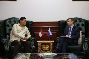 Menhan Sjafrie Sjamsoeddin Terima Kunjungan Dubes Rusia