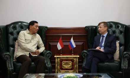 Menhan Sjafrie Sjamsoeddin Terima Kunjungan Dubes Rusia
